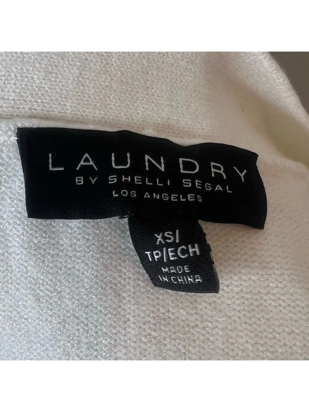 LAUNDRY by SHELLI SEGAL NEW Women's Mid Thigh Open Tie Cardigan Size XS